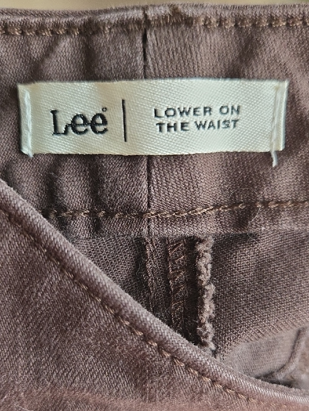 Lee Chocolate Brown Capri Jeans - Picture 4 of 4